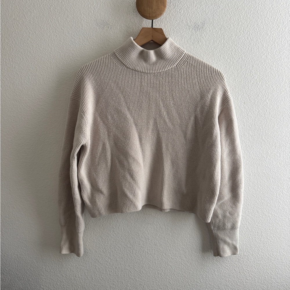 Lululemon Cropped Mock Neck Sweater - Picture 1 of 8